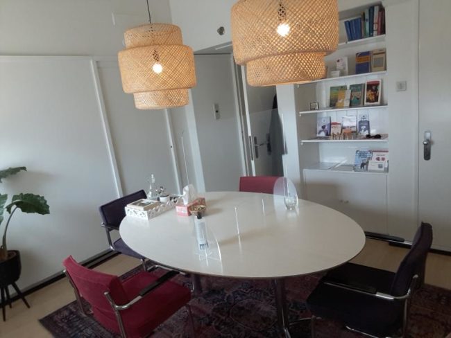 Foto van kantoor corona proef