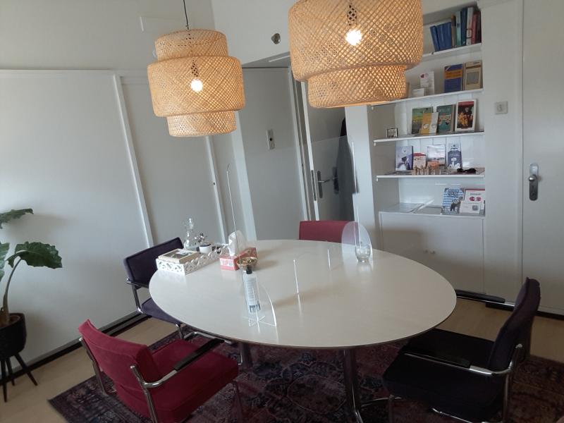 Kantoor Foto van kantoor corona proef